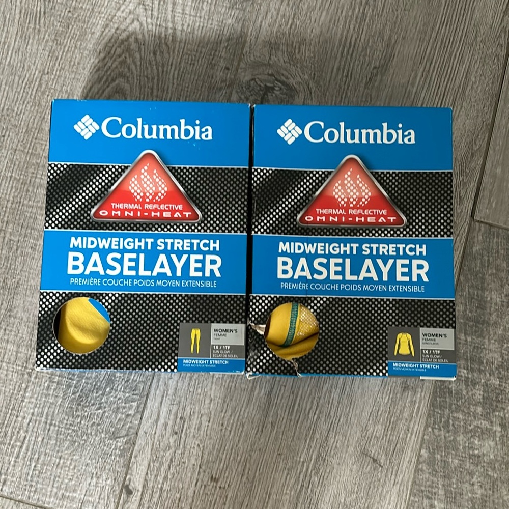 Columbia Baselayer Thermal Reflective Omni-heat Set